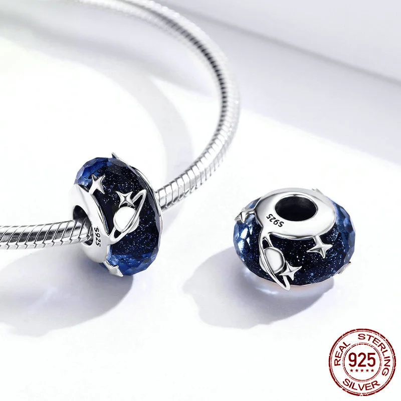 Новинка 2021 г. бусины в виде звездного неба с воздушным шаром карты звезд подходят
