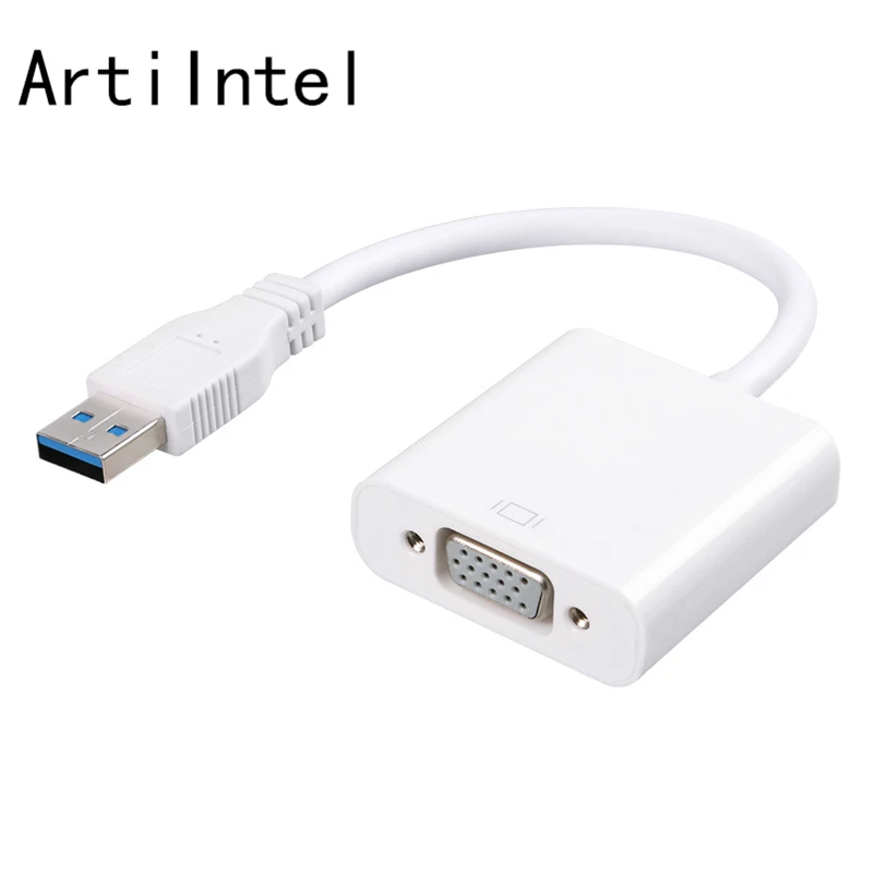 USB 3 0 к VGA адаптер кабель для монитора внешняя видеокарта аналоговый сигнал мульти