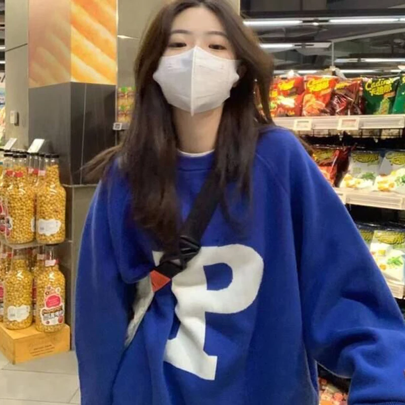 

Женский флисовый свитшот с длинным рукавом и круглым вырезом