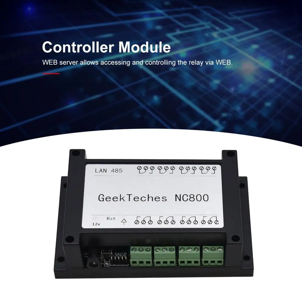 8 Каналы интегрированная реле 250 V/AC 10A Ethernet TCP/IP RJ45 Порты и разъёмы пульт