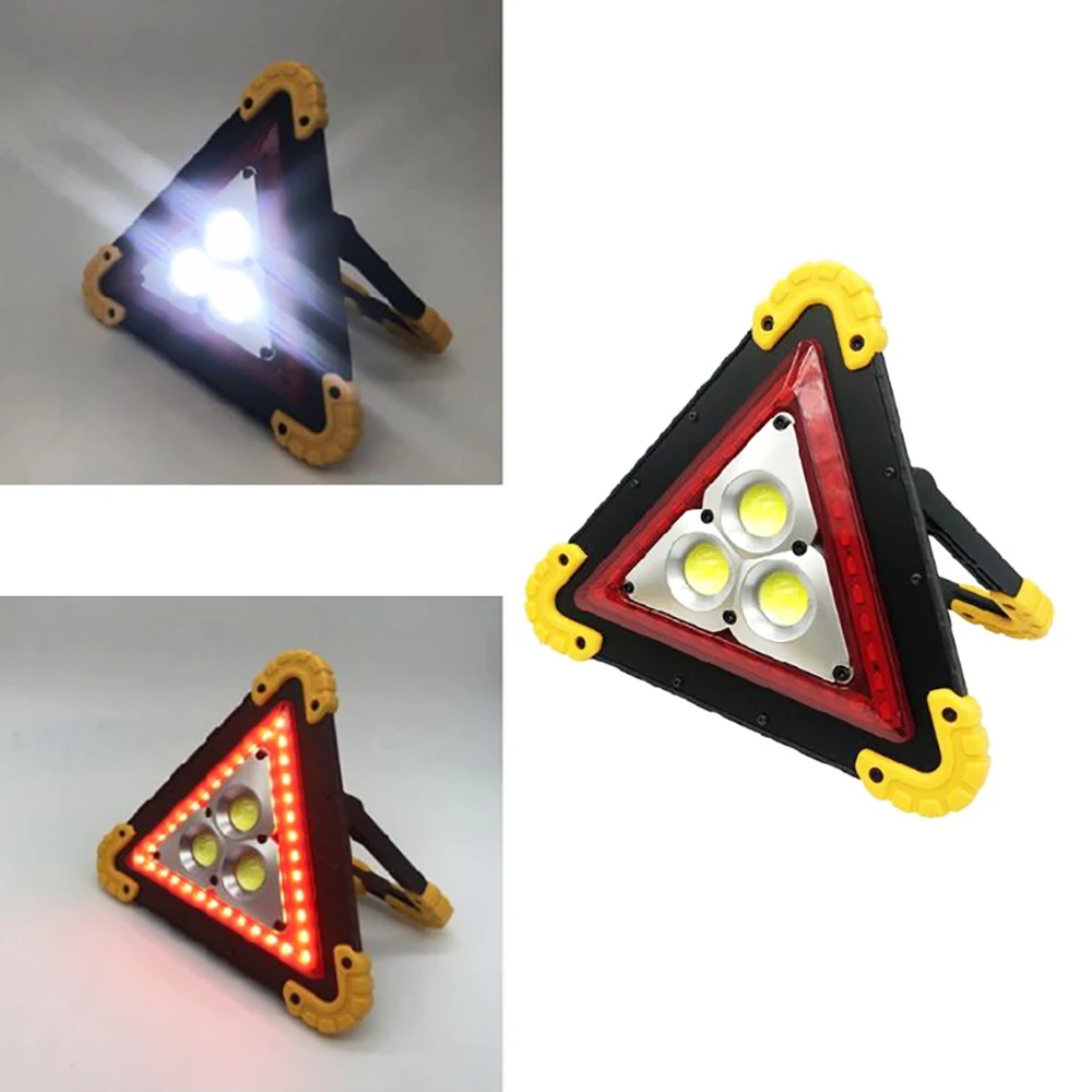 Мультифункциональный аварийный знак (COB+LED (STOP) АКБ ЗУ microUSB PowerBank) 30 Вт / 50