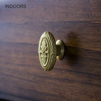 european luxury high end brass gold small handle cabinet closet door furniture drawer pure copper british handle