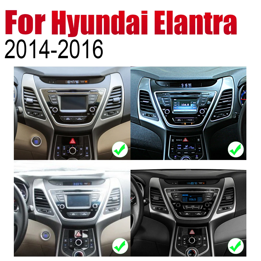 Автомобильный DVD GPS навигатор ZaiXi Android для Hyundai Elantra 2014 ~ 2016 проигрыватель навигация