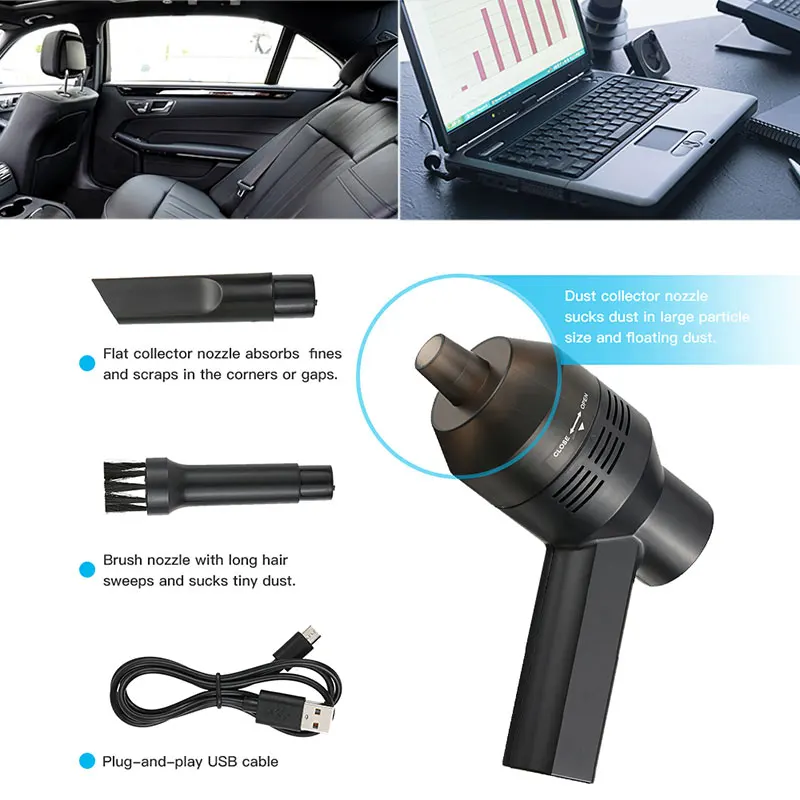 USB мини пылесос ручной очиститель клавиатуры портативный ABS 1 8 м домашний питомец