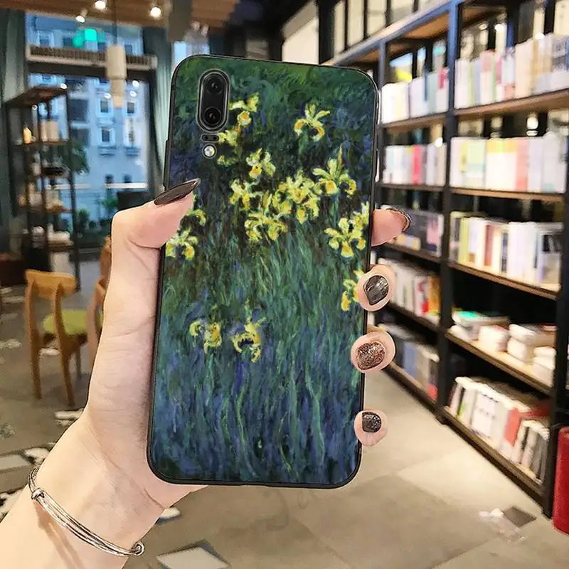 

Art retro painting Claude Monet Phone Case For Huawei honor Mate P 10 20 30 40 i 9 8 pro x Lite smart 2019 nova 5t