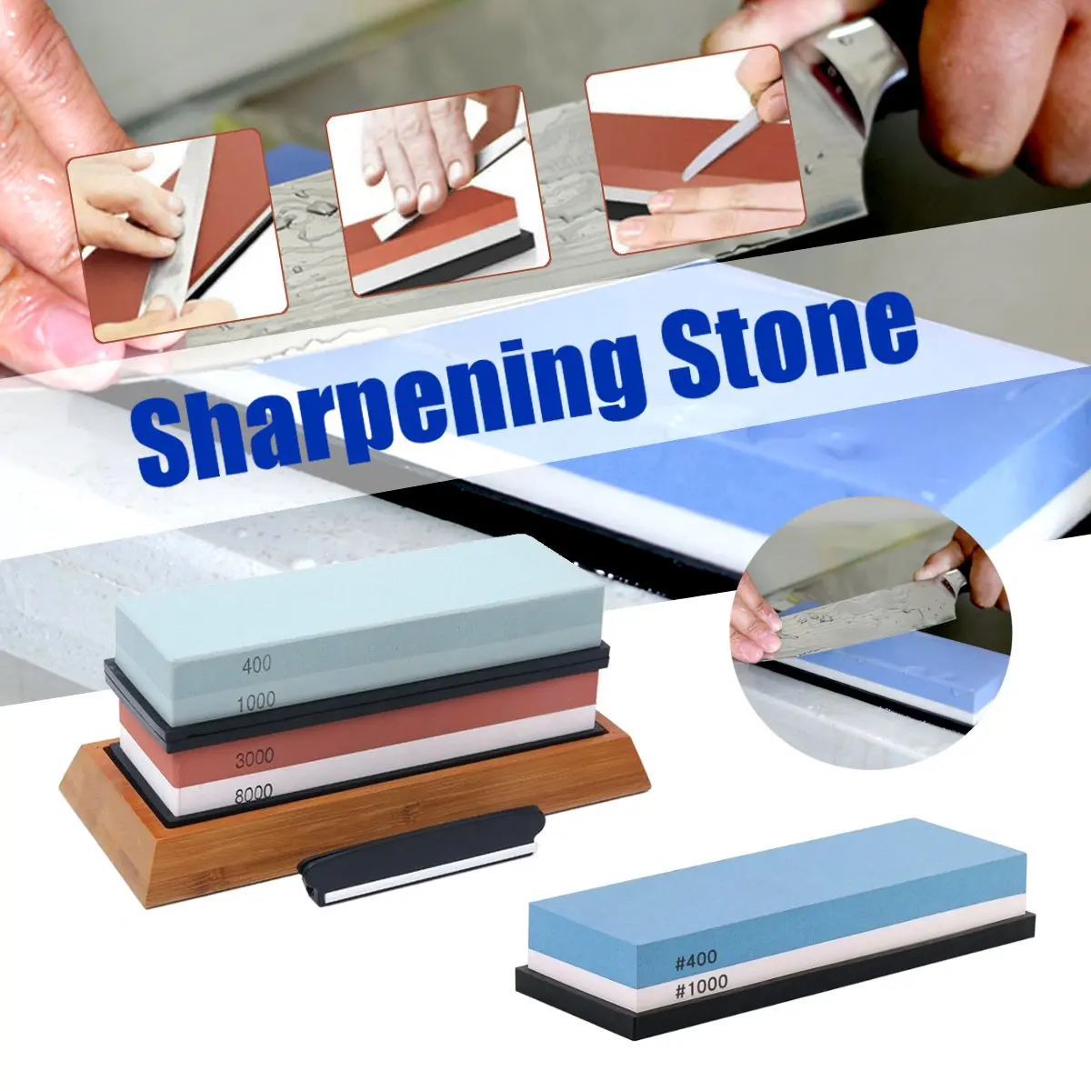 

3000/8000 / 400/1000 Grit Professional Knife Sharpener Sharpening Stone For A Knife Stone Whetstone Honing Oilstone Water Stones