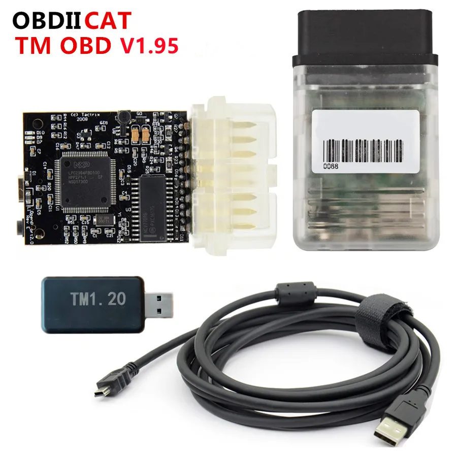 

Hight Quality ECU Programmer TM OBD V1.95 & OBD V1.20 Read And Write ECU Upgrade Tool With Openport 2.0 via OBD Plus USB Dongle