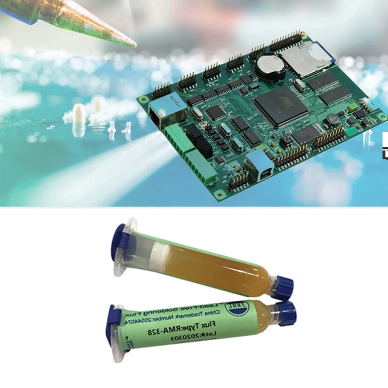 

10ml soldering Flux Syringe Type bSMD/CSP Rosin Paste Flux Oil solder paste flux and consumables welding tools accessories