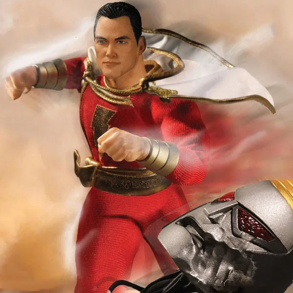 Новый стиль 6 дюймов Mezco commoner капитан Shazam Marvel Супермен ПВХ Фигурки Модель игрушки