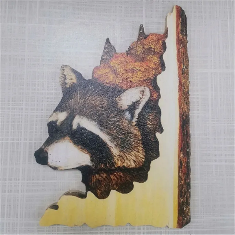 

Art Wall Decor Home Decor Hand Carved Wood Tapestries Animal Carving Crafts Unique Father Tree Planter Gift Decorative Shelves