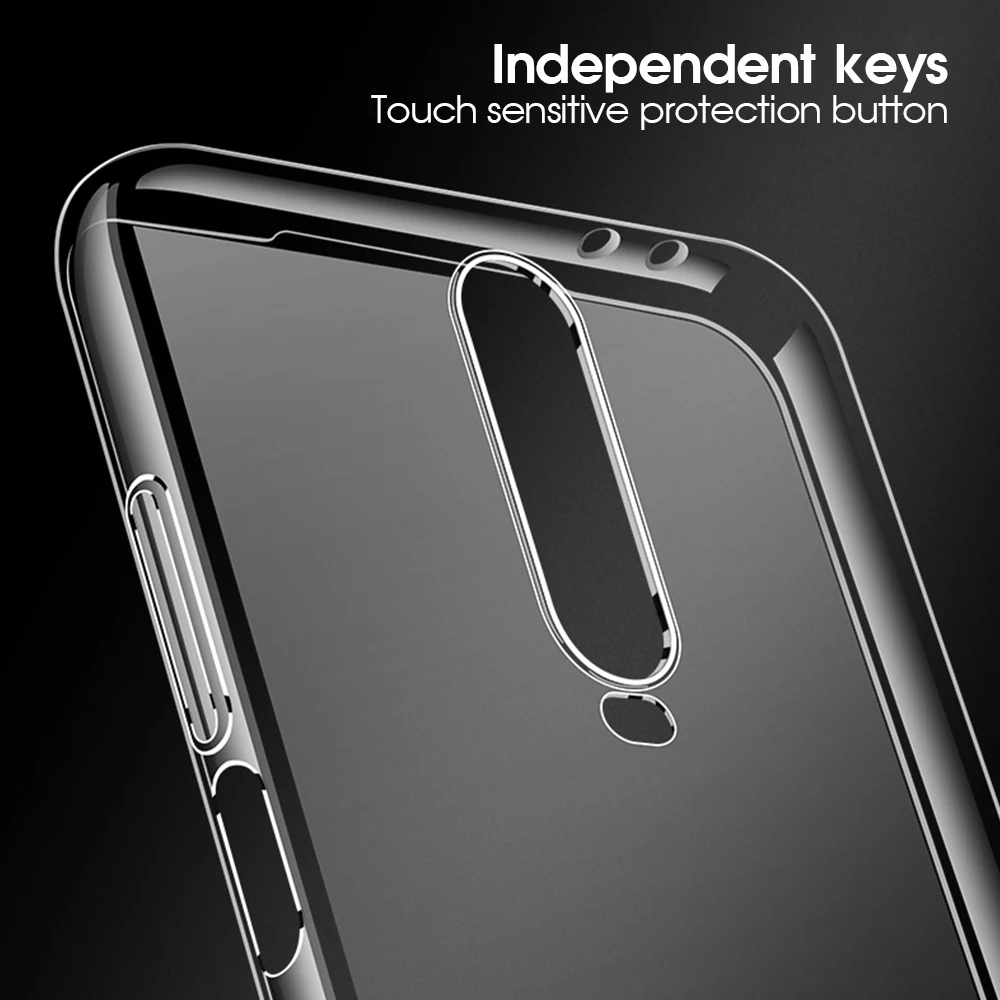 Чехол для телефона Xiao mi Red Note 8 Pro кристально прозрачный противоударный чехол из