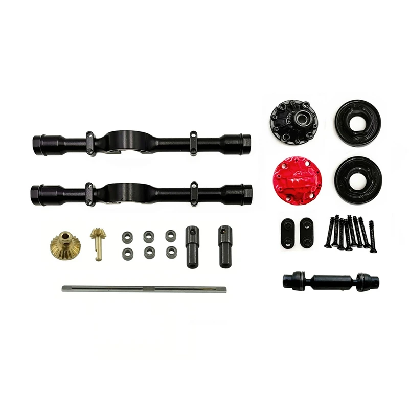 

Metal Rear Axle with Drive Shaft Replacement Parts for WPL D12 1/10 RC Car Upgrade Accessories