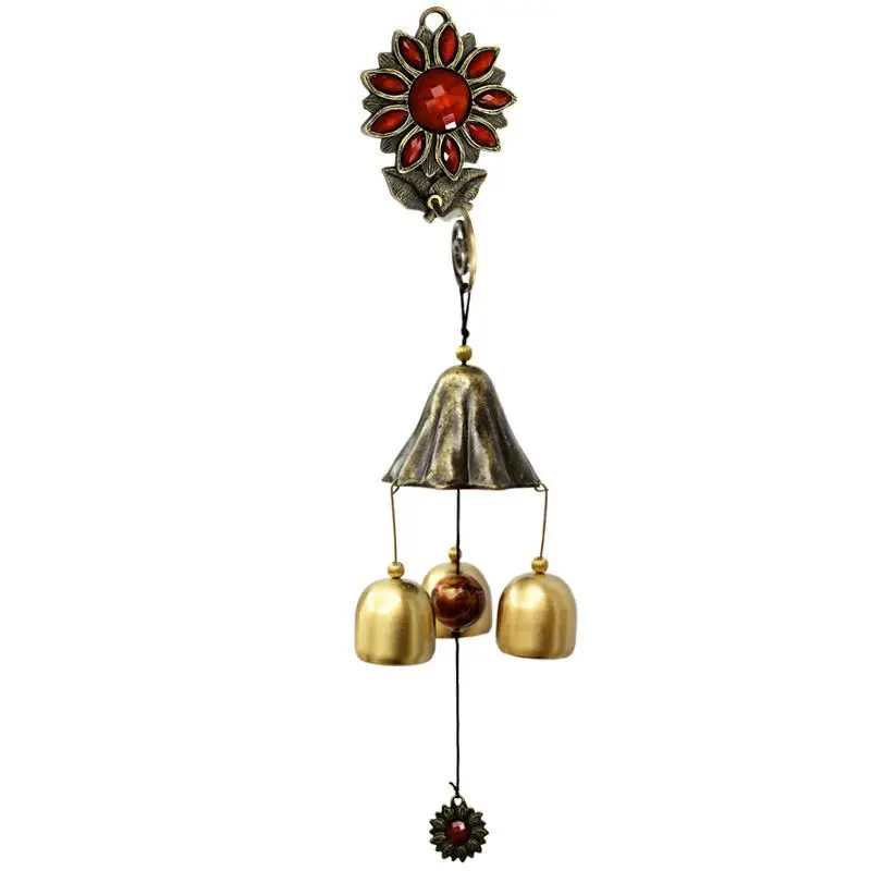 Elimelim колокольчиков металла Dream Catcher стене висит Windchimes открытый украшения дома