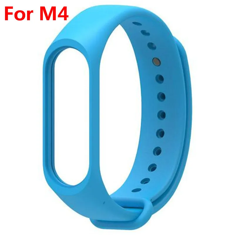 1x умный Браслет для xiaomi mi Band 3 4 спортивный ремешок часы силиконовый ремешок для xiaomi mi band 3 4 браслет mi band 4 3 ремешок - Цвет: For Xiaomi Mi Band 4