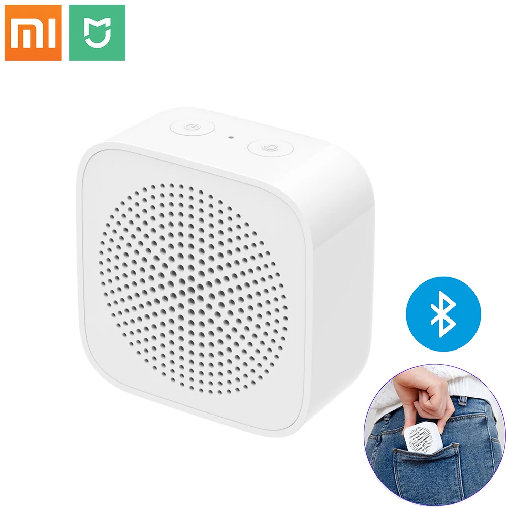 

Xiaomi mijia Bluetooth Speaker Mini Portable Version Mi Wireless Speakers Stereo Bass AI Control Smart Voice With Mic HD Quality