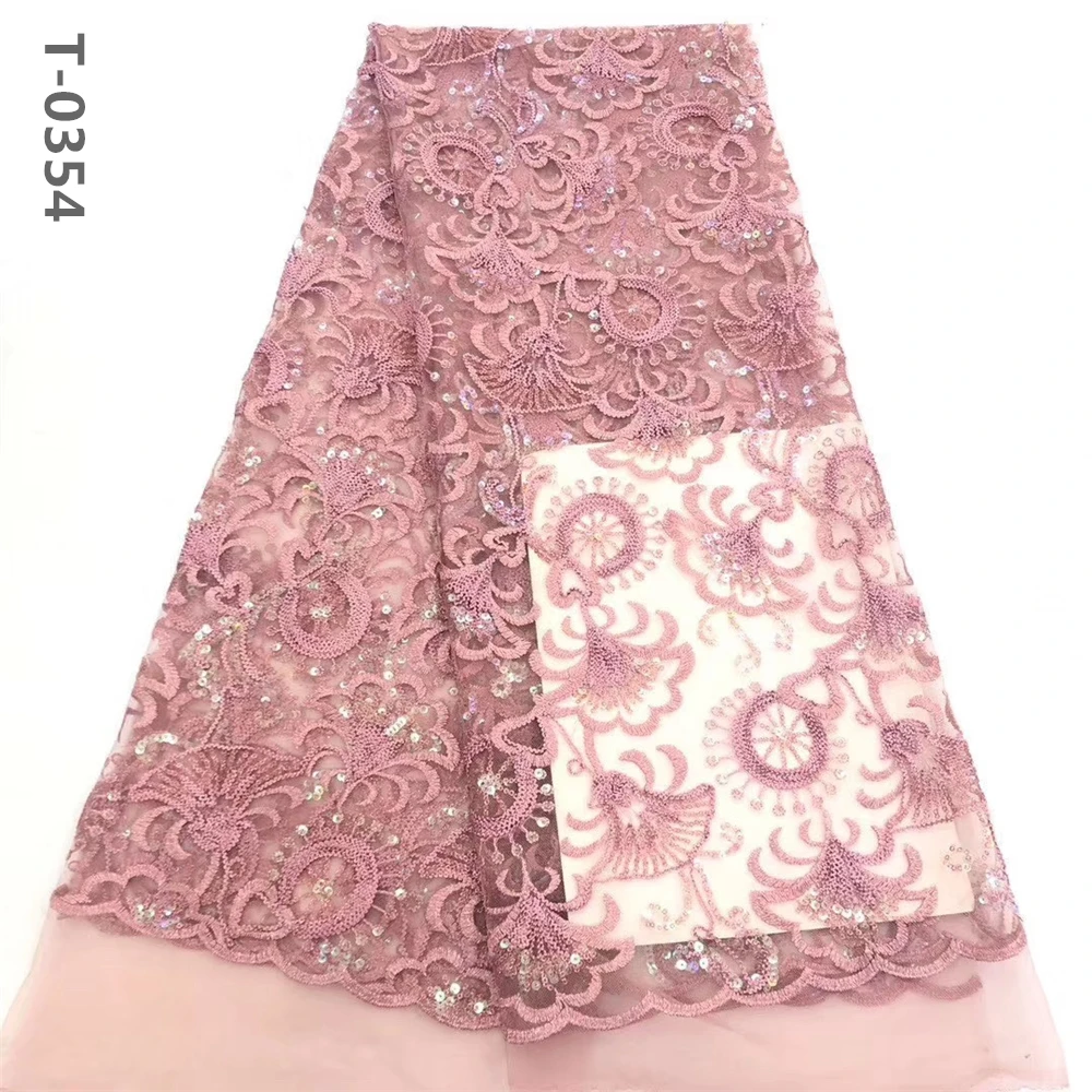 Новейшие винно-красные французские нигерийские кружева ткани высокого качества