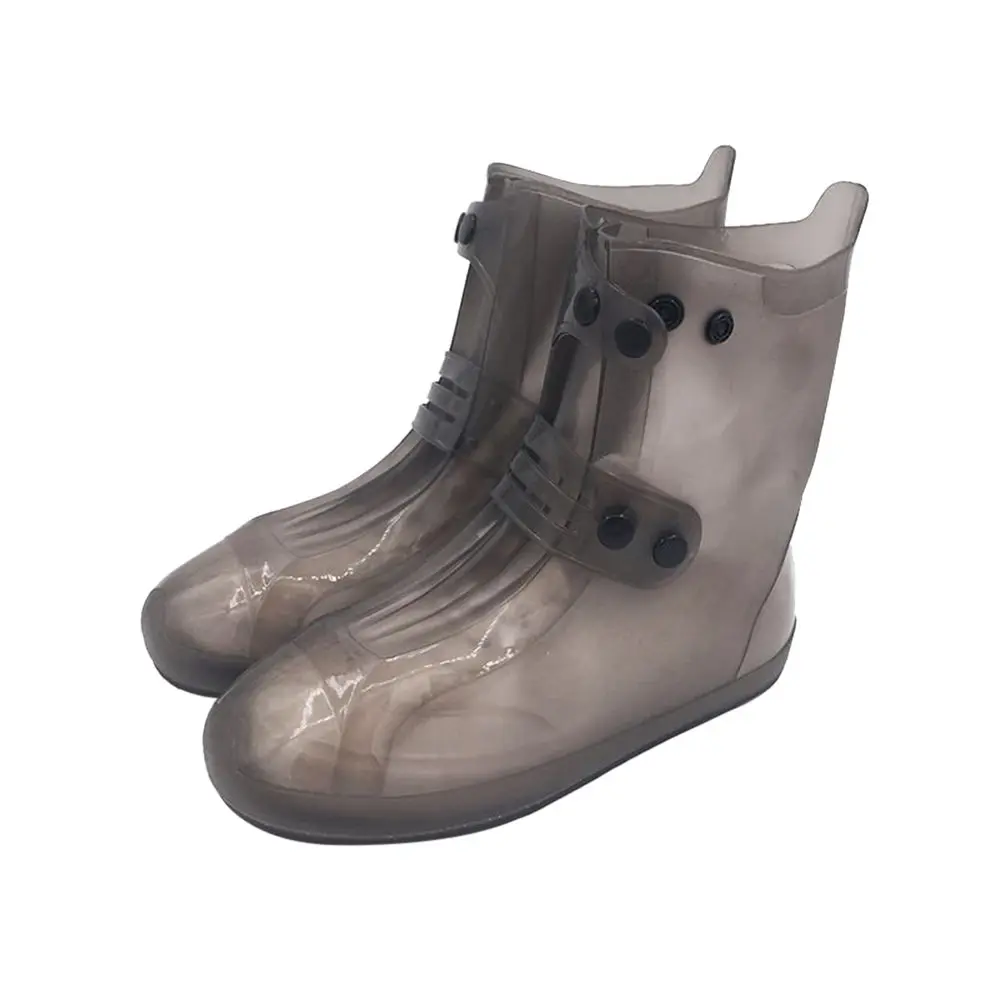 

1PC Double-breasted Rain Covers Rain Boots Shoes Slip Wear-resistant Waterproof and Silicone Rain Boots Outdoor Tool