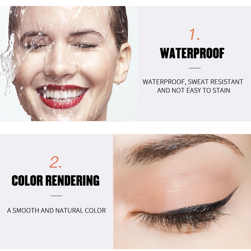 2021 Женская тушь для ресниц комплект подводки глаз Водонепроницаемая долговечная