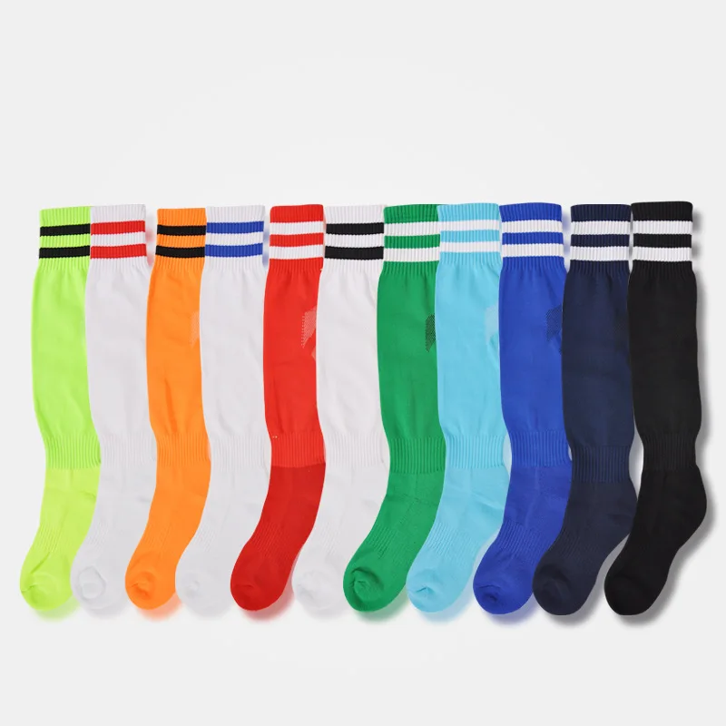 В наличии полосатые футбольные носки чулки для взрослых мужские спортивные