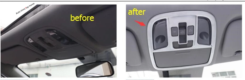

Yimaautotrims Matte Interior Refit Kit Fit For KIA Sportage 2016 2017 2018 2019 2020 Roof Reading Lights Lamps Cover Trim 3Pcs