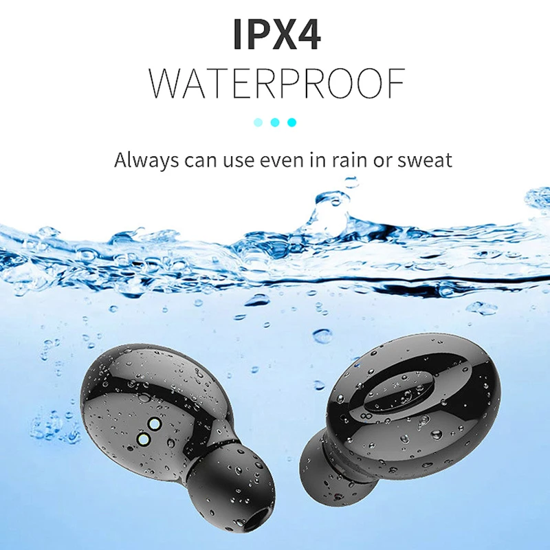 Беспроводные наушники TWS мини-наушники-вкладыши с поддержкой Bluetooth IPX4