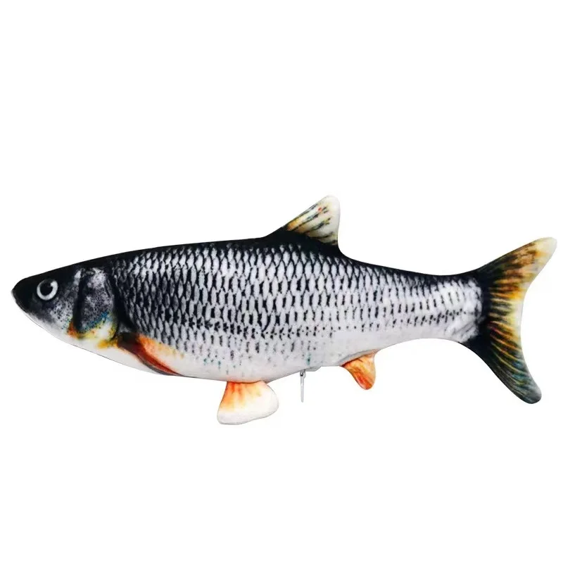

Electronic 3D Fish Toy Cat Nip USB Charging Simulation Toys For Interactive Game Cats Pet Catnip Kitten Accessories