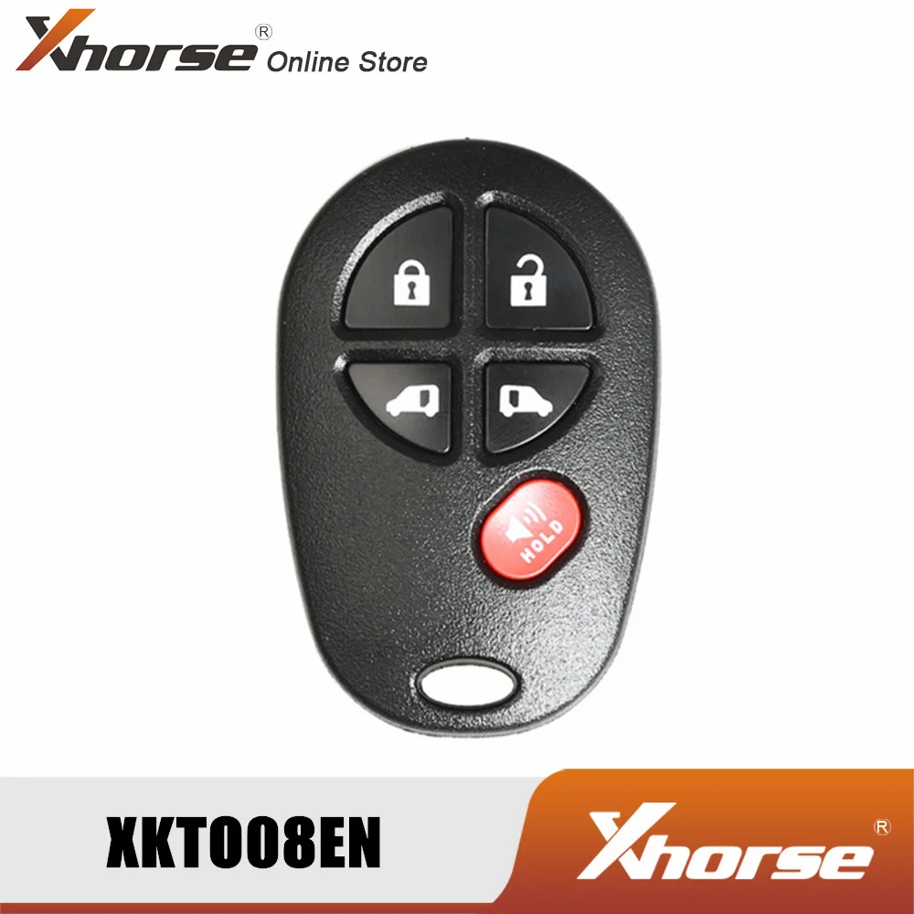 

XHORSE XKTO08EN Wire Universal Remote Key 5 Buttons English Version