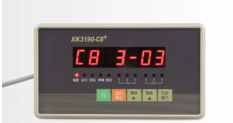 

XK3190-C8+ Weighing Display Controller Electronic Quantitative Packaging Scale Industrial Batching Instrument