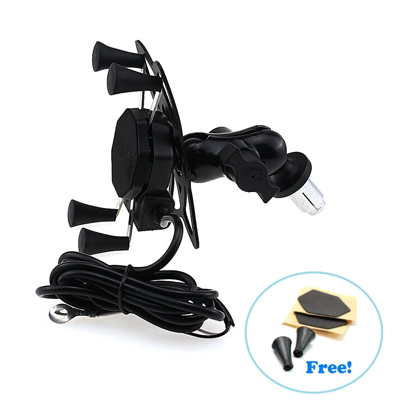 

Держатель для телефона с USB-зарядкой для HONDA CBR650F CBR650R VFR800 F5 VFR1200 аксессуары для мотоциклов кронштейн для GPS-навигации телефона