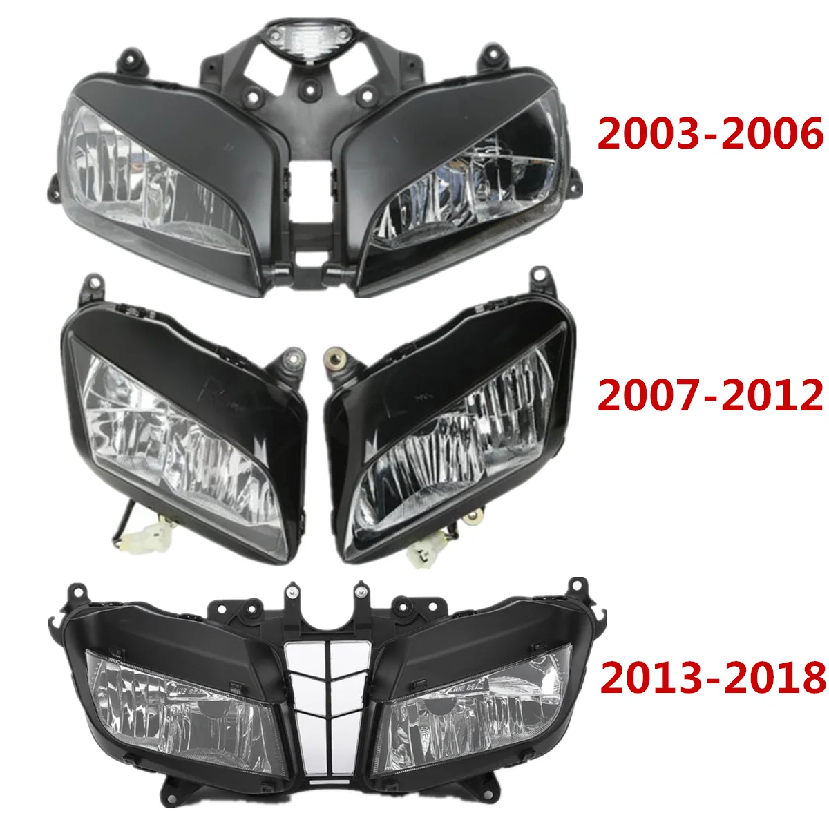 Фара мотоцикла в сборе для Honda CBR600RR CBR600 CBR 600 RR 2003 2018 2006 2007 2013| |