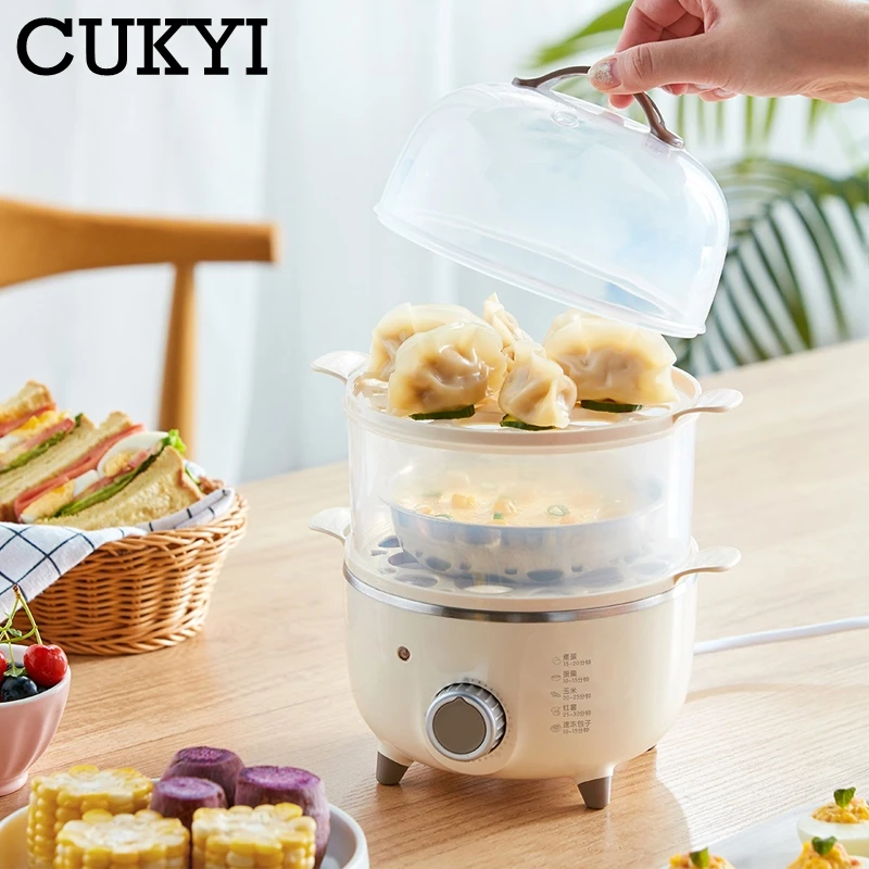 CUKYI Бытовая яйцеварка машина для завтрака мини подогреватель пищи
