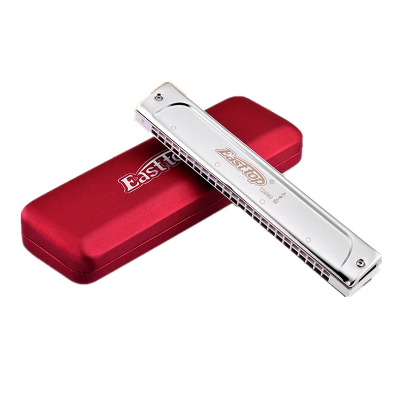 T2406S Easttop 24 Hole Tremolo Harmonica set arpao Mouth Ogan instrumentos musicais profissionais Armonica Woodwind Instruments | Спорт и