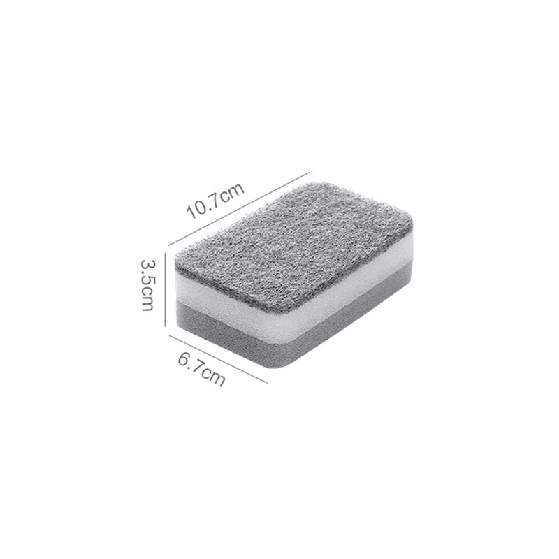 

5PCS Microfiber High Density Sponge Kitchen Cleaning Tools Washing Towels Wiping Rags Sponge Scouring Pad Dish Cleaning Cloth