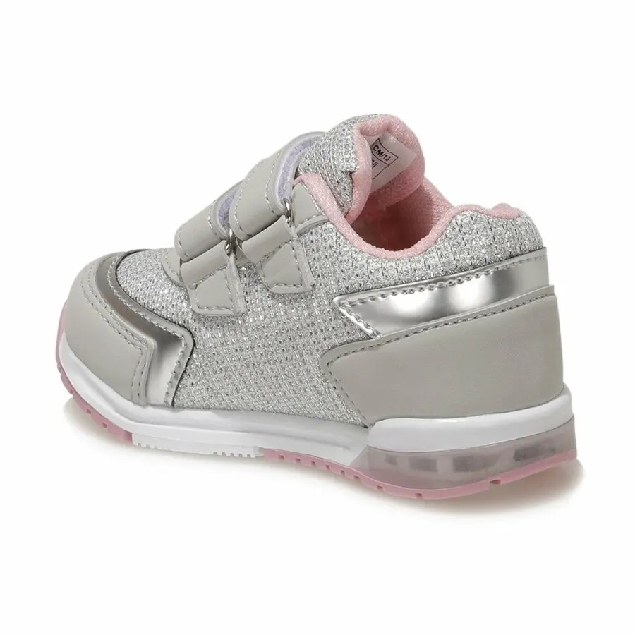

Kids Sneakers Balloon-S Star 1Fx Silver Girls Sneakers