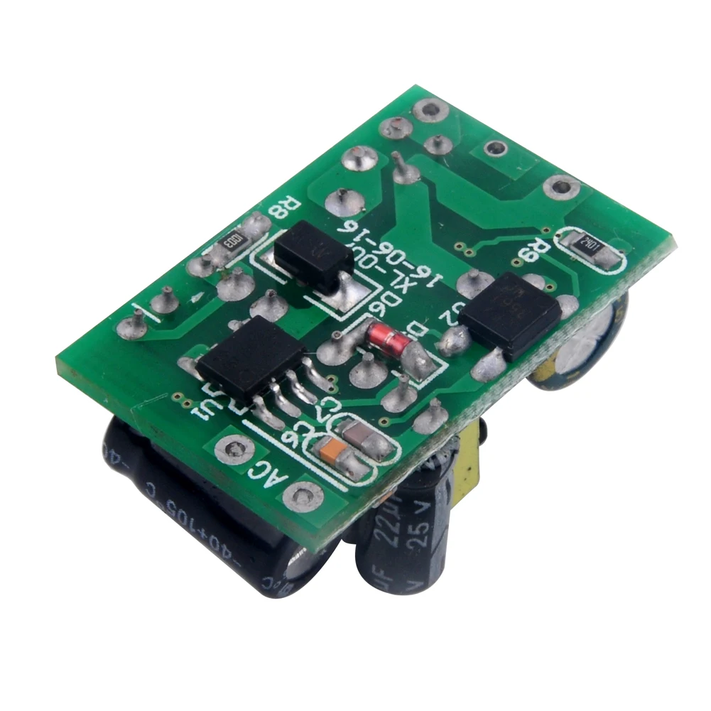 RCmall 10Pcs AC-DC 220V to 5V 700mA Buck Converter Step Down Power Supply Module 3.5W Stable Performance Buck Module