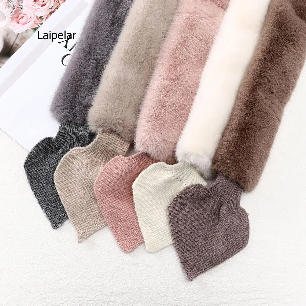 2021 новый дизайнер розовый любящее сердце трикотажный шарф женский зимнее модное