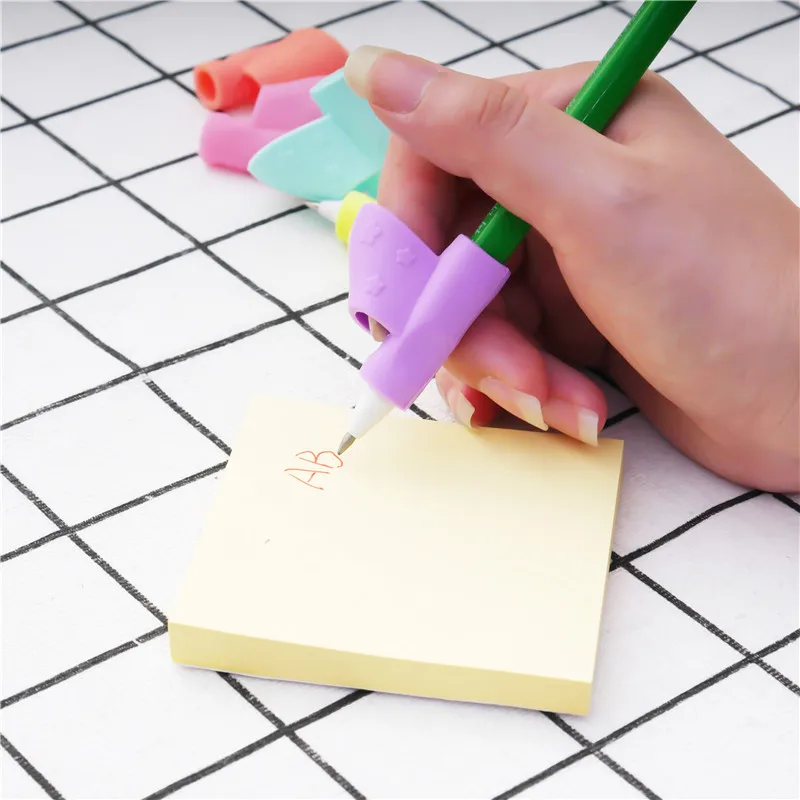 Прямая поставка 3 дюйма силиконовый корректор детской ручки Детская обучающая