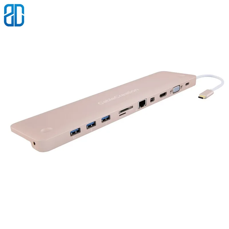 USB C type 3 0/HDMI/VGA/Mini DisplayPort/Ethernet/стерео/SD карта/Micro SD карта и адаптер для зарядного