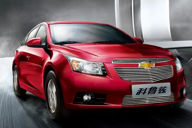 3 шт./компл. Крышка для переднего бампера автомобиля из нержавеющей стали Chevrolet