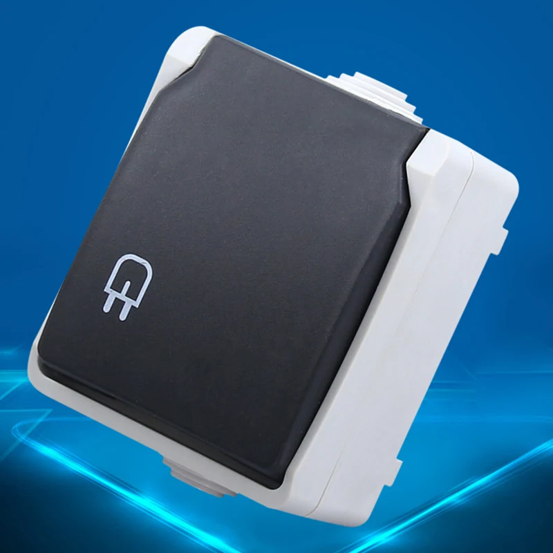 Электрическая розетка с защитой от попадания воды 16 А 250 в перем.