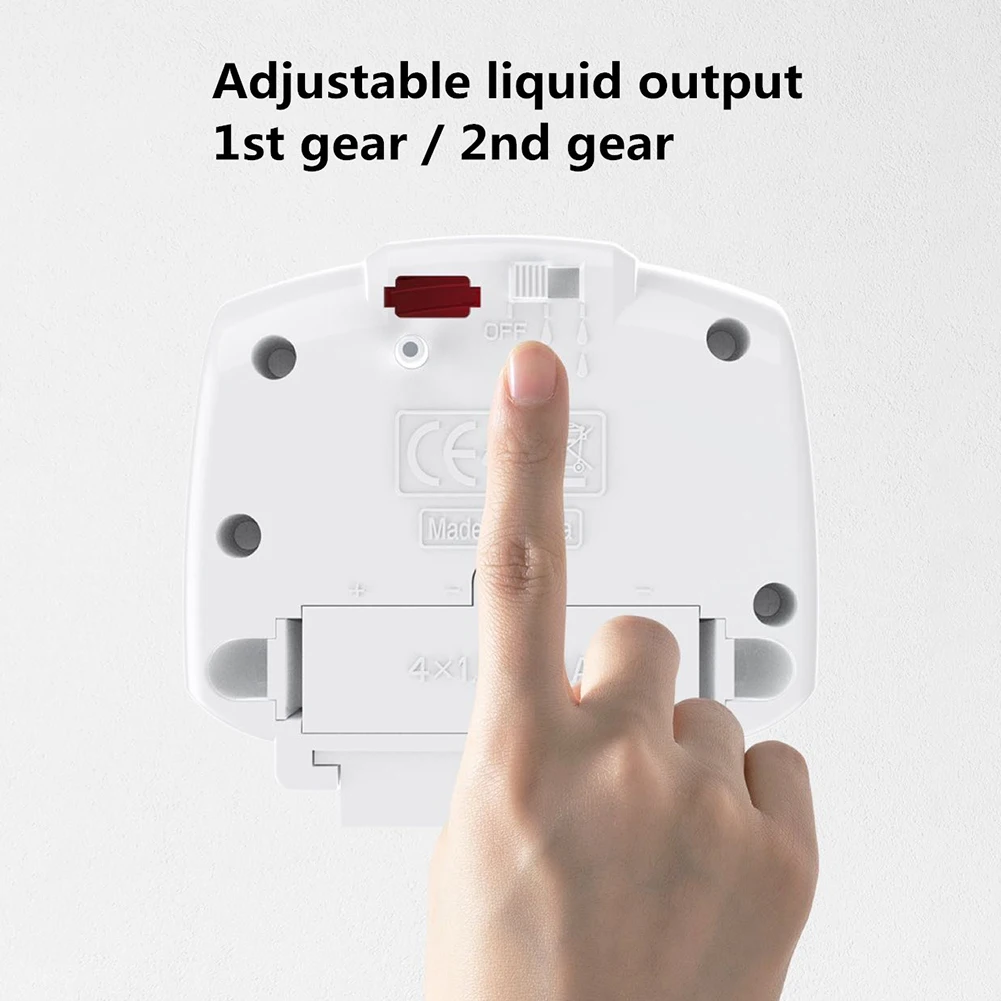 

Automatic Liquid Soap Dispenser Battery Powered Public Smart Sensor Hand Washing for Kitchen Bathroom Accessories Set