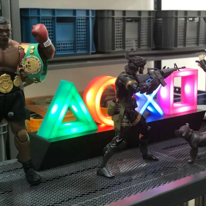 Игровой значок Playstation Sign с голосовым управлением светильник акриловая атмосфера