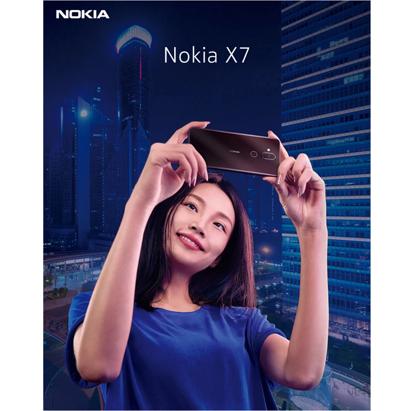 Смартфон Nokia X7 4G LTE с глобальной прошивкой 6 18 дюймов 18:9 FHD Восьмиядерный процессор