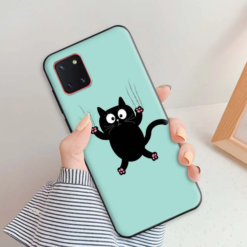 Чехол для Samsung Note 10 Lite задняя крышка A81 чехол телефона Galaxy мягкий модный бампер