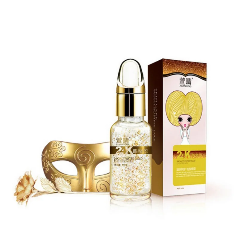 24k чистое золото Фольга увлажняющая эссенция для отбеливания анти-старения