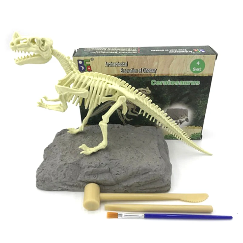 

Обучающий динозавр, ископаемые игрушки для раскопания, игрушка для сборки, Сборная модель, игрушки для детей, подарки, игрушка динозавр