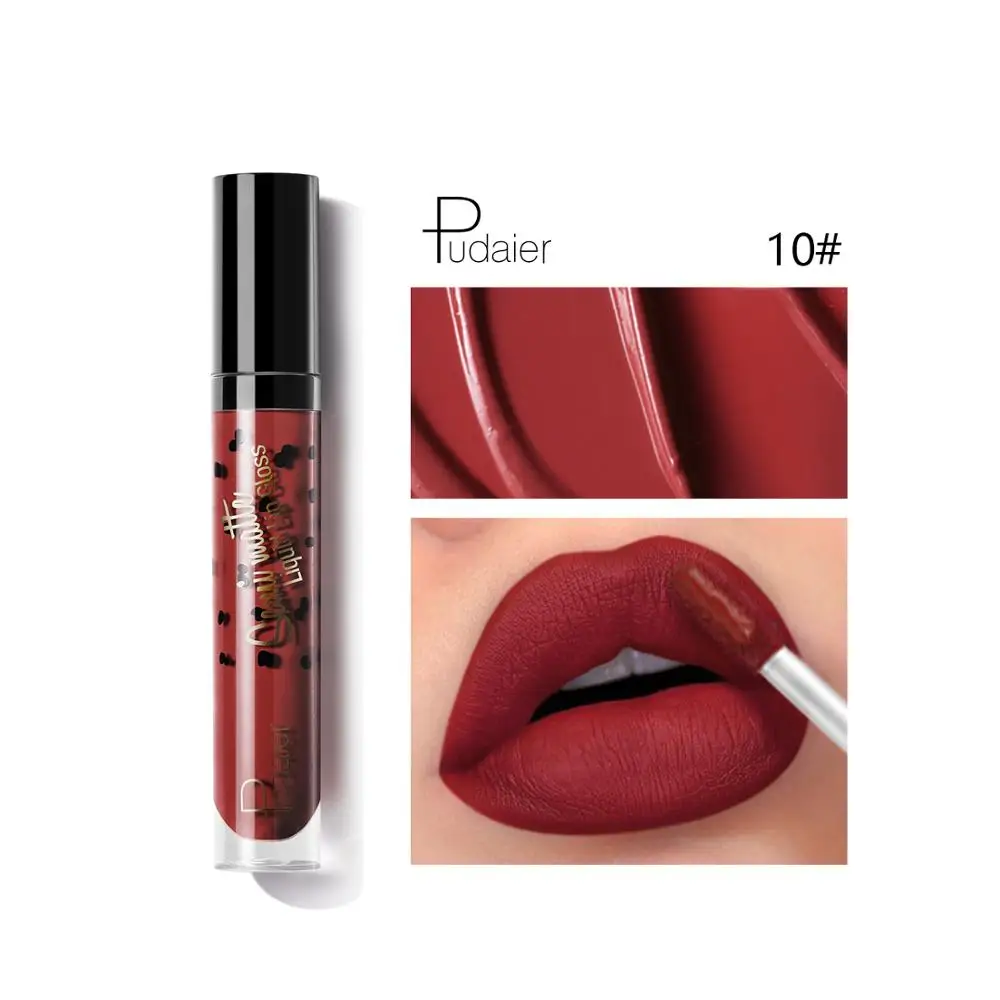 New arrival Waterproof Nude Matte Velvet Lip Gloss liquid Lipstick Balm Sexy Red stick Tint 12 Color Women Makeup Gift |