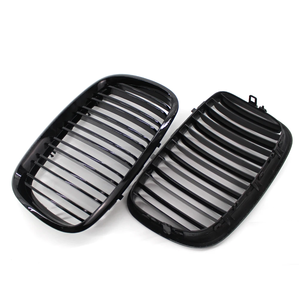 Автомобильная Передняя решетка для почек черная глянцевая BMW X5 X5M X6 X6M E70 E71 2008 2013 XNC