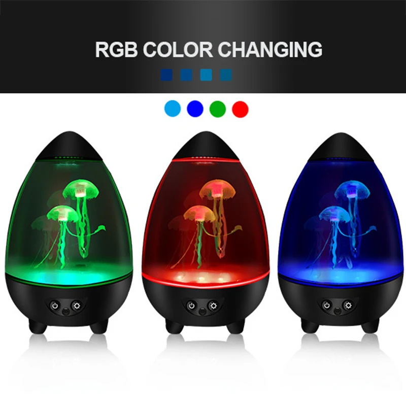 Светодиодная лампа в виде медузы ночсветильник стиле Фэнтези лава креативный