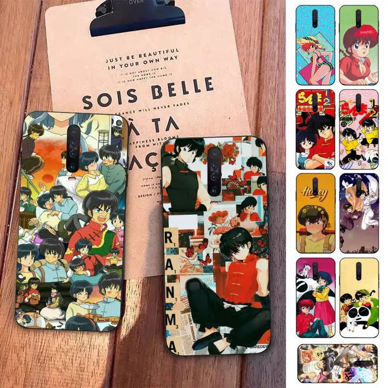 

Cartoon Ranma Phone Case for Redmi 5 6 7 8 9 A 5plus K20 4X S2 GO 6 K30 pro